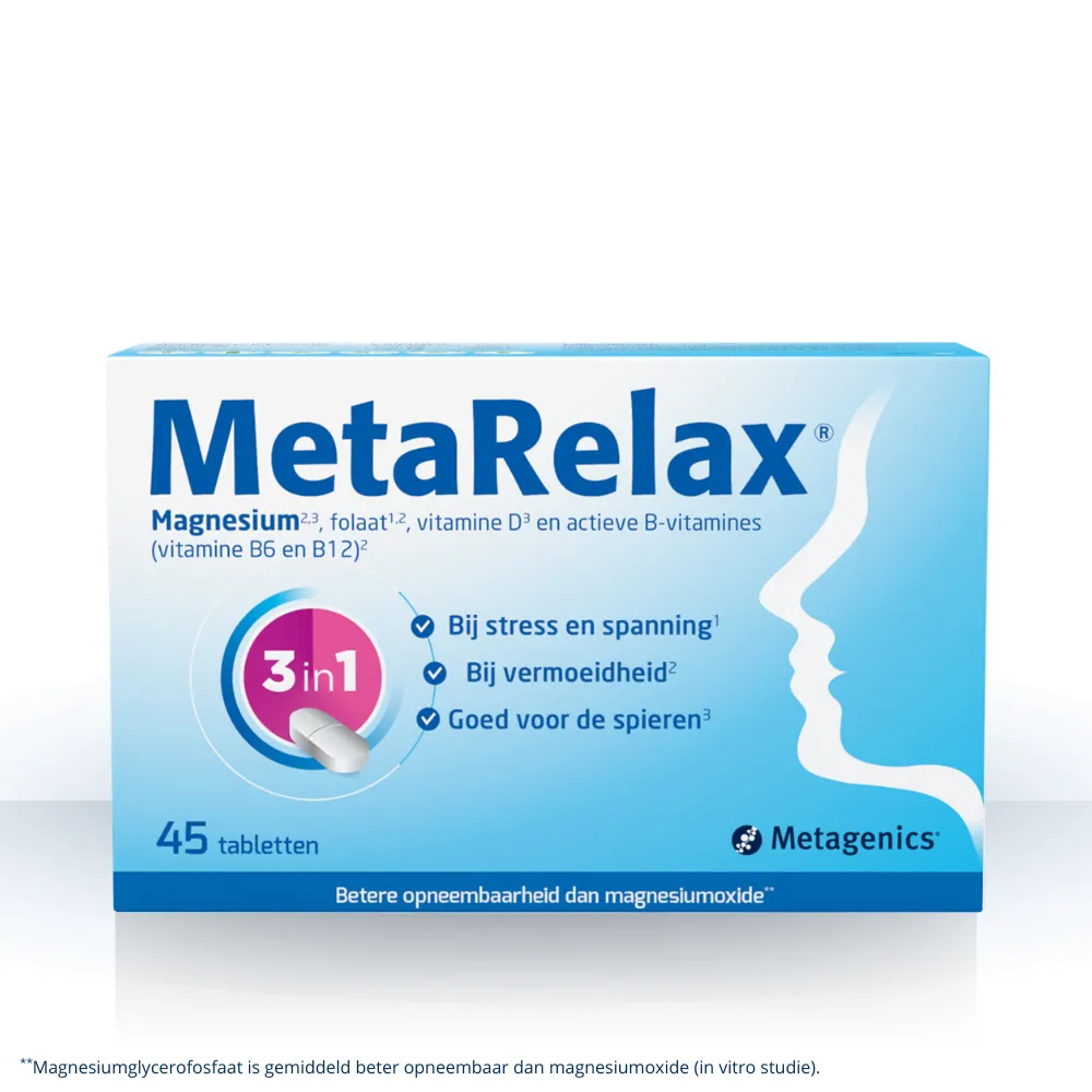 Metagenics MetaRelax Magnesium (45 tabletten) - image 8