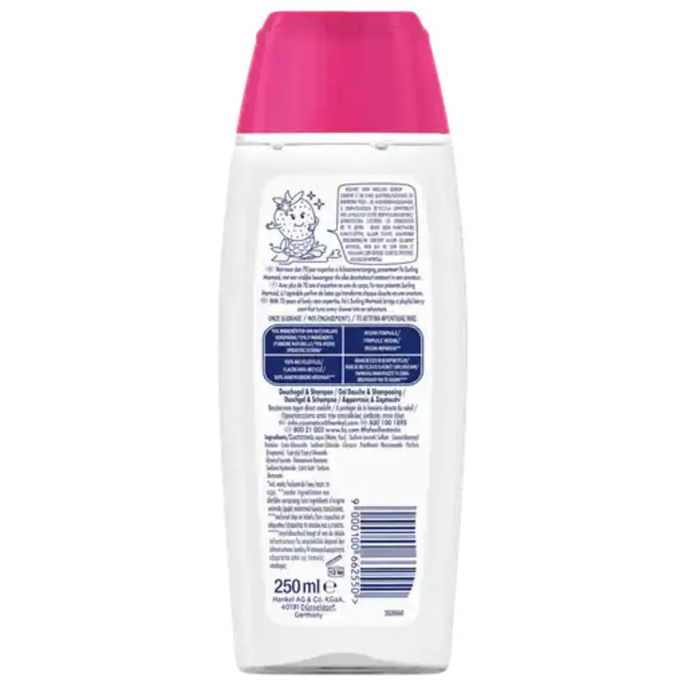 Fa Kids douche & shampoo mermaid (250 ml)
