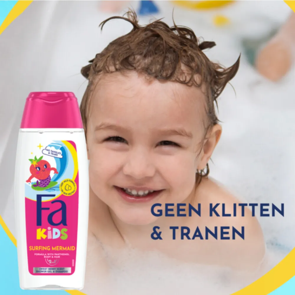 Fa Kids douche & shampoo mermaid (250 ml) - image 6