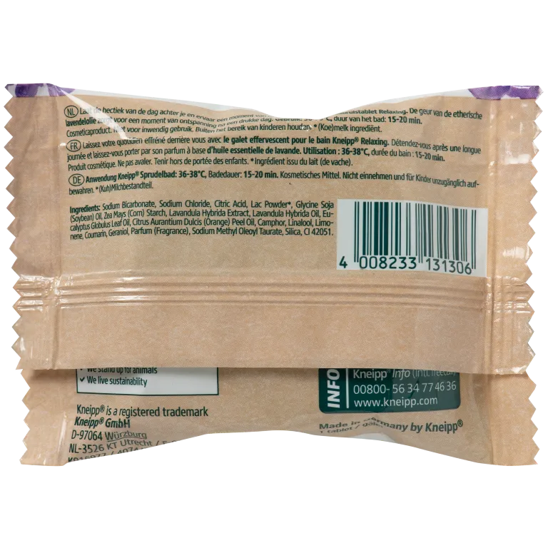 Kneipp Badbruistablet lavendel (80 gr)