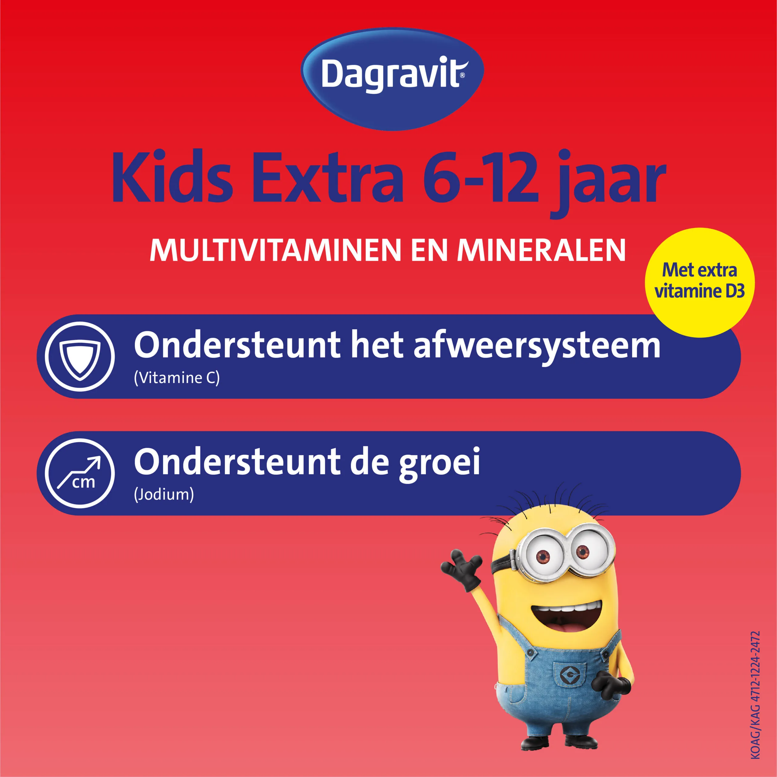 Dagravit Kids-Xtra Vitaminions Gums 6-12 Jaar (60 stuks) - image 2