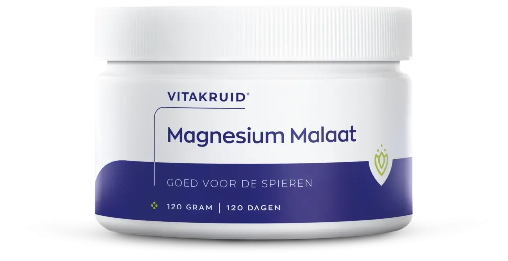 Vitakruid Magnesium Malaat met Vitamine B6 (P-5-P) (120 gr)