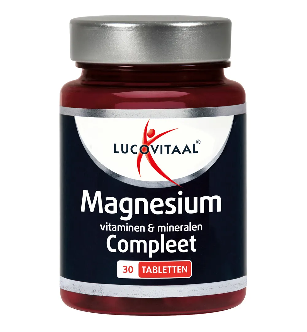 Lucovitaal Magnesium, Vitaminen & Mineralen Compleet (30 tabletten)