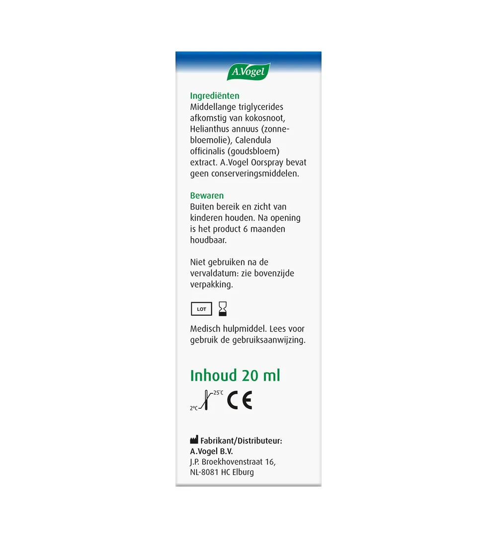 A.Vogel Oorspray Droge Huid (20 ml) - image 4
