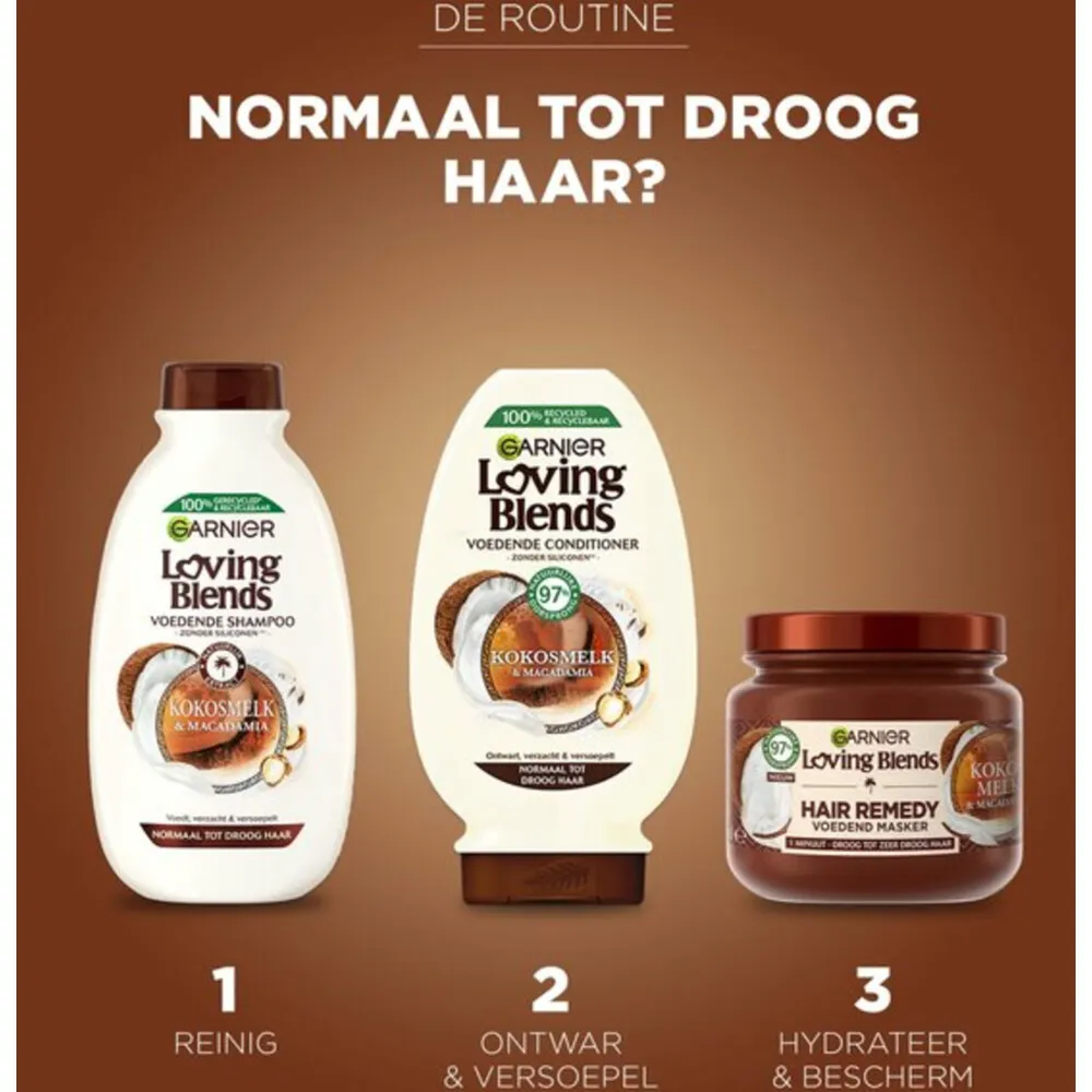 Garnier Loving Blends Conditioner Kokosmelk & Macadamia (200 ml)