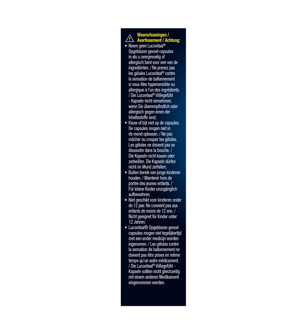 Lucovitaal Opgeblazen Gevoel (30 capsules) - image 3