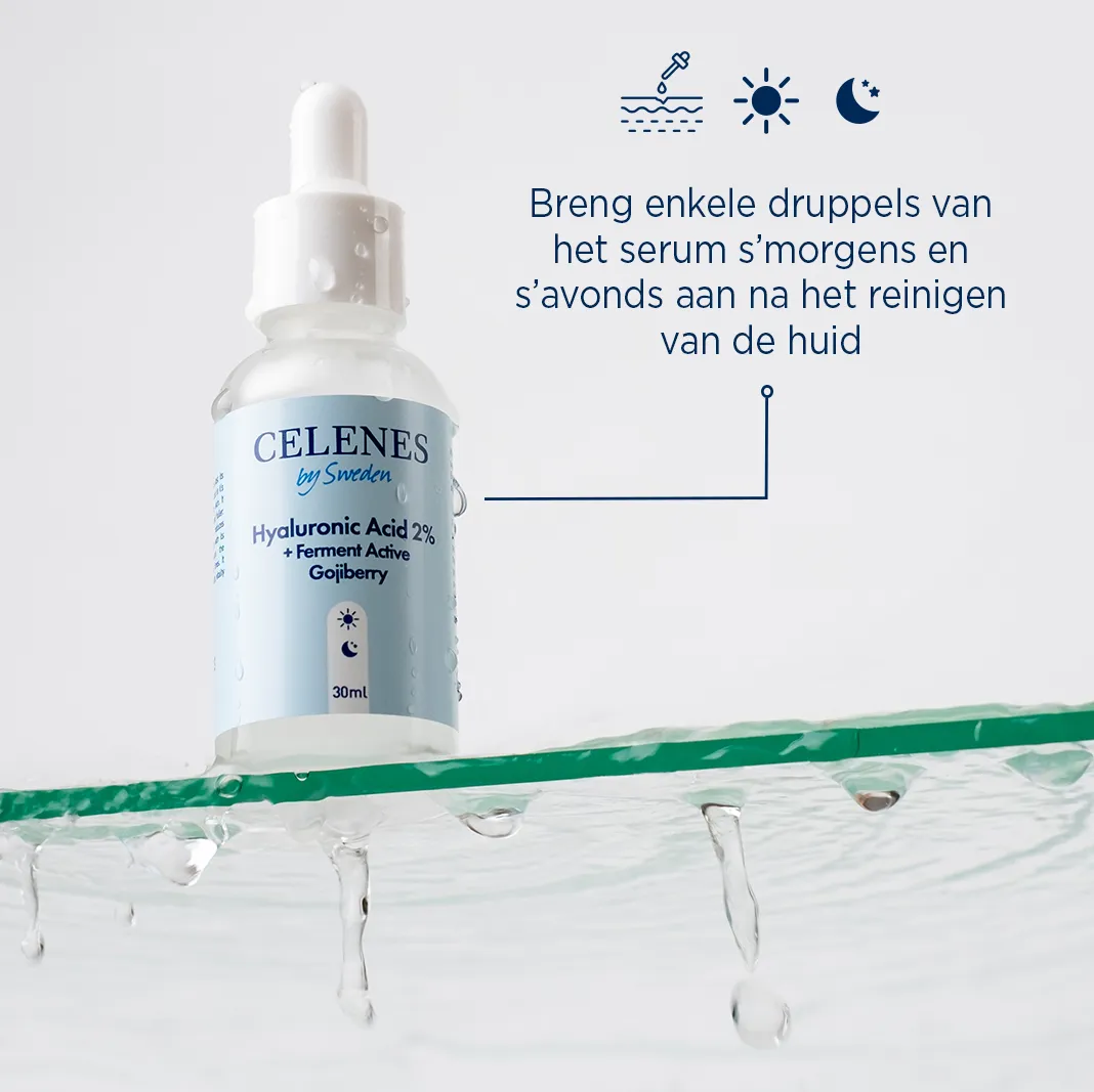 Celenes Serum hyaluronic acid + fermented active gojiberry (30 ml) - image 2