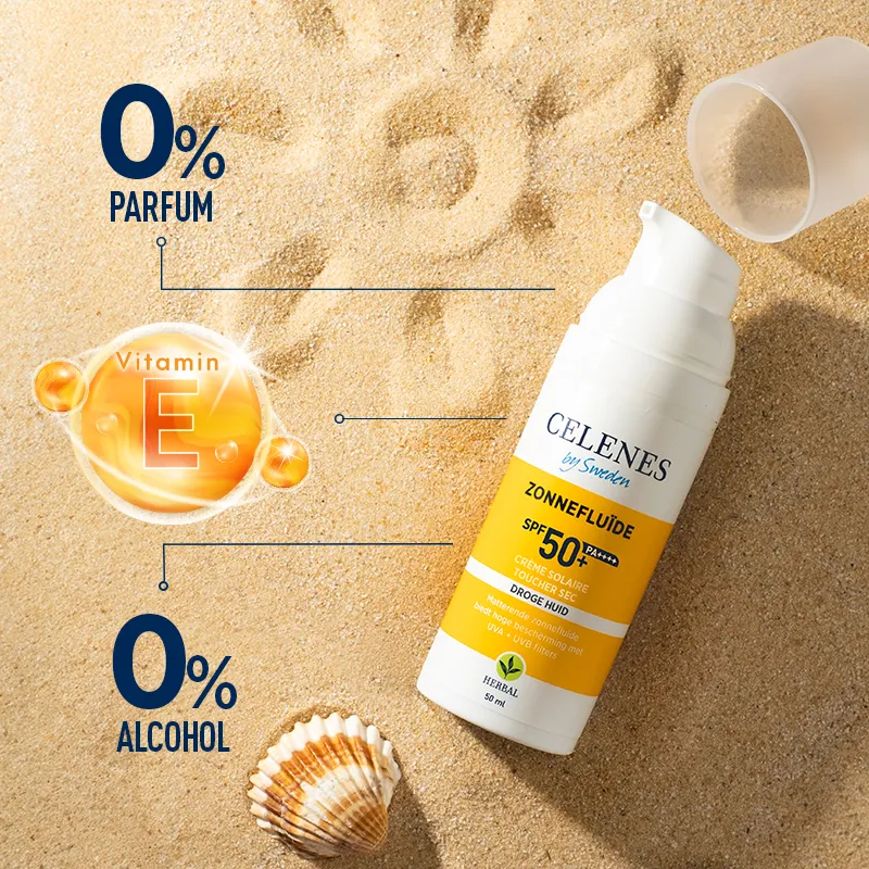 Celenes Herbal Dry Touch Sunscreen Fluid Spf50 (50 ml) - image 2