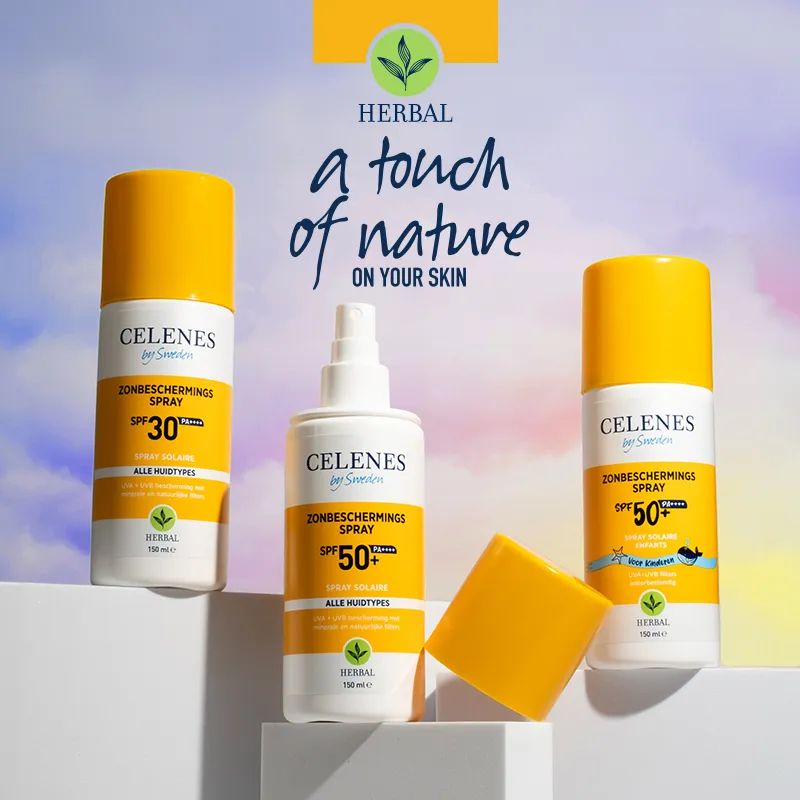 Celenes Herbal sunscreen spray lotion all skintypes SPF30+ (150 ml) - image 3