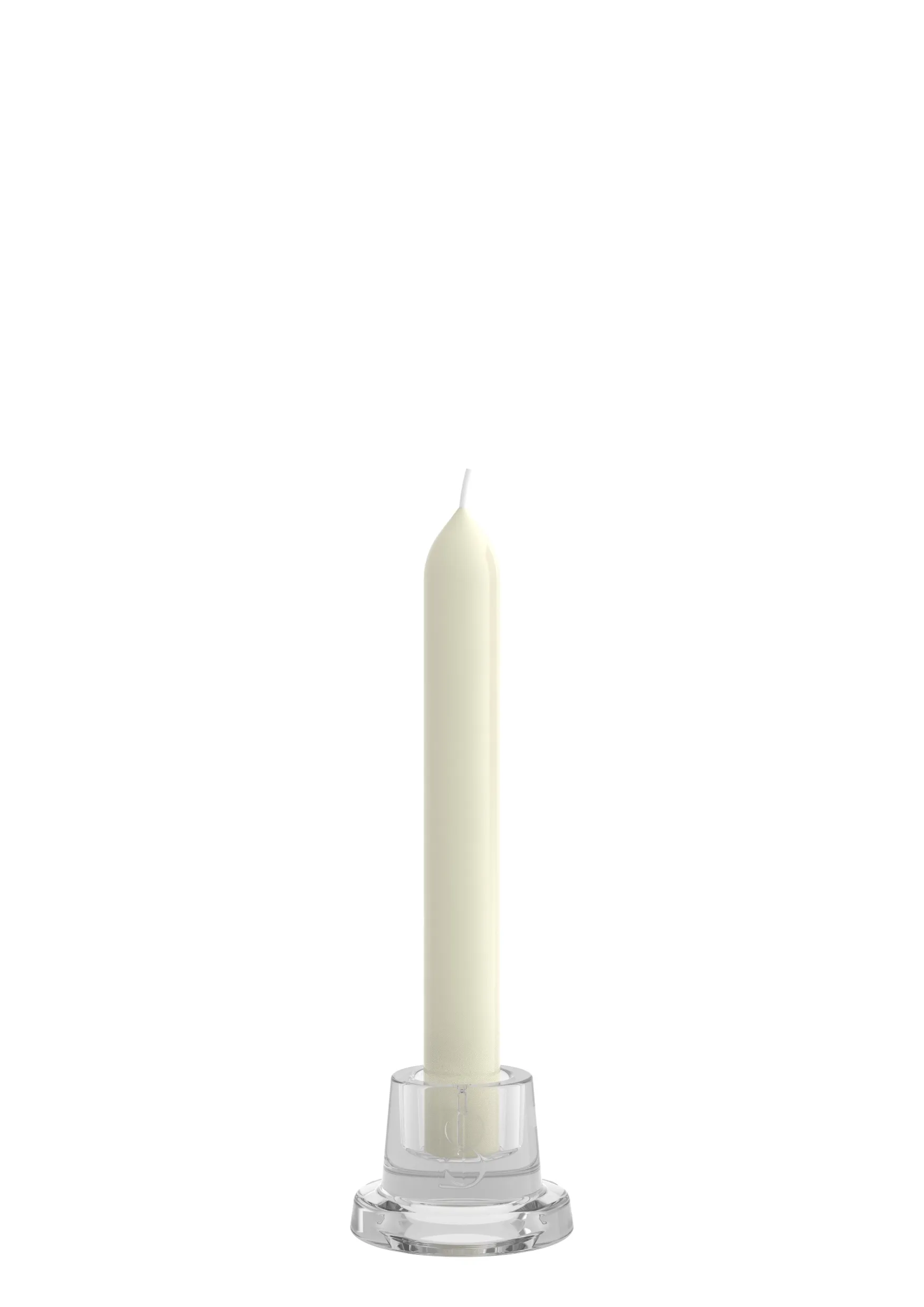 Bolsius Glazen Tafelkaars Houder 40/58 Transparant (1 stuk)