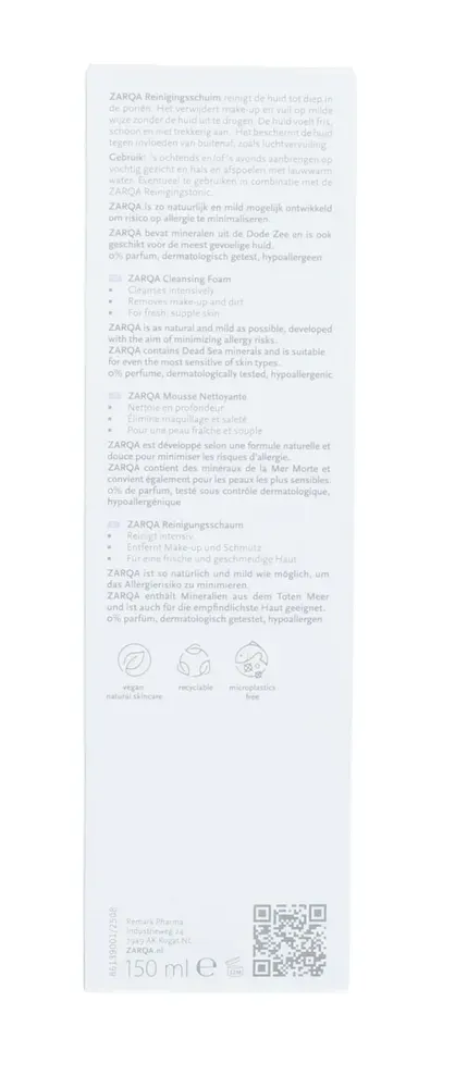 Zarqa Reinigingsschuim Sensitive (125 ml)