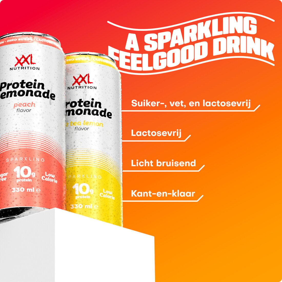 6x XXL Nutrition Protein Lemonade - Raspberry (6 x 330 ml) - image 3