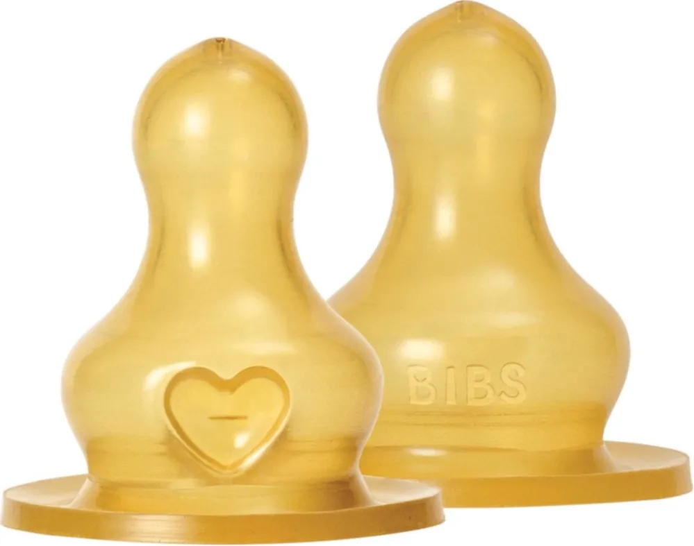 Bibs Medium Flow 2+ Maanden Flessenspenen (2 stuks)