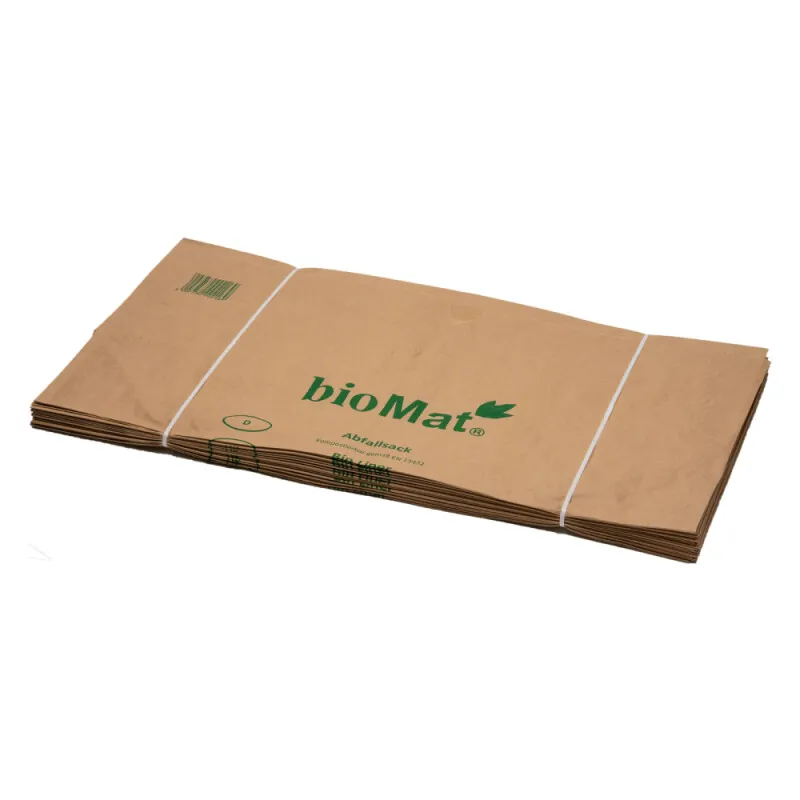 Biomat Papieren Afval Zakken Container 240 Liter (25 stuks)
