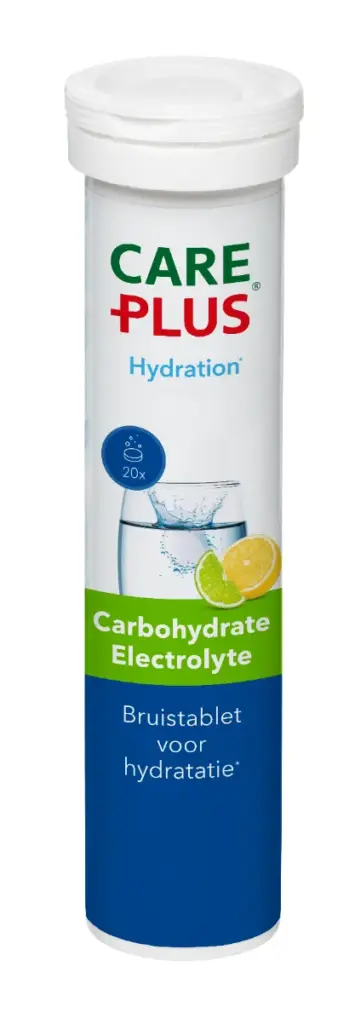 Care Plus Carbohydrate Electrolyte Bruistablet Lemon (20 stuks)