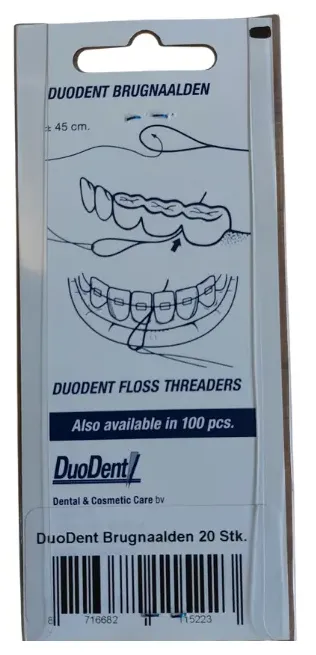 Duodent Brugnaald Flosgeleiders (20 stuks)
