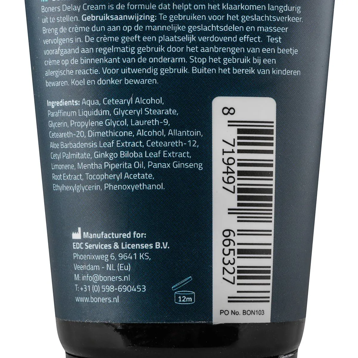 Boners Delay Cream (100 ml) - image 2