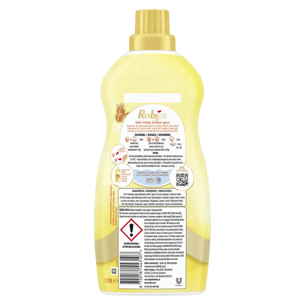 Robijn Wasmiddel Zwitsal Kleur (1190 ml)