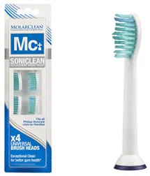 Molarclean Replacement Brush Heads Philips (4 stuks)