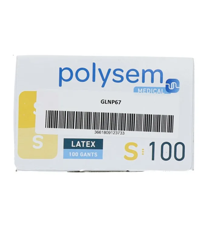 Polysem Latex Handschoenen Maat S (100 stuks) - image 3