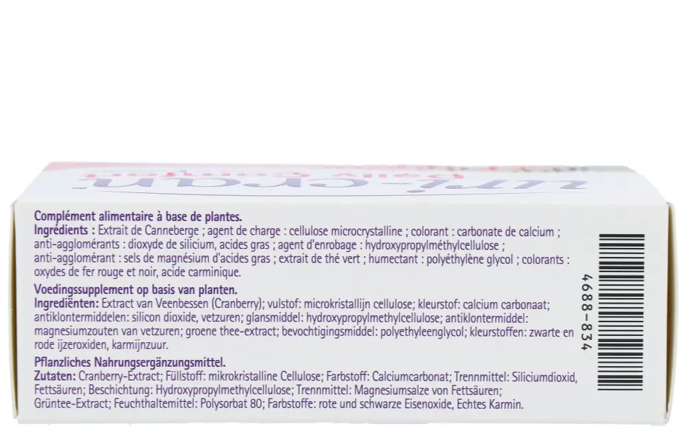 Uri-cran U Cran Comfort Cranberry 500mg Tabletten (60 tabletten) - image 2
