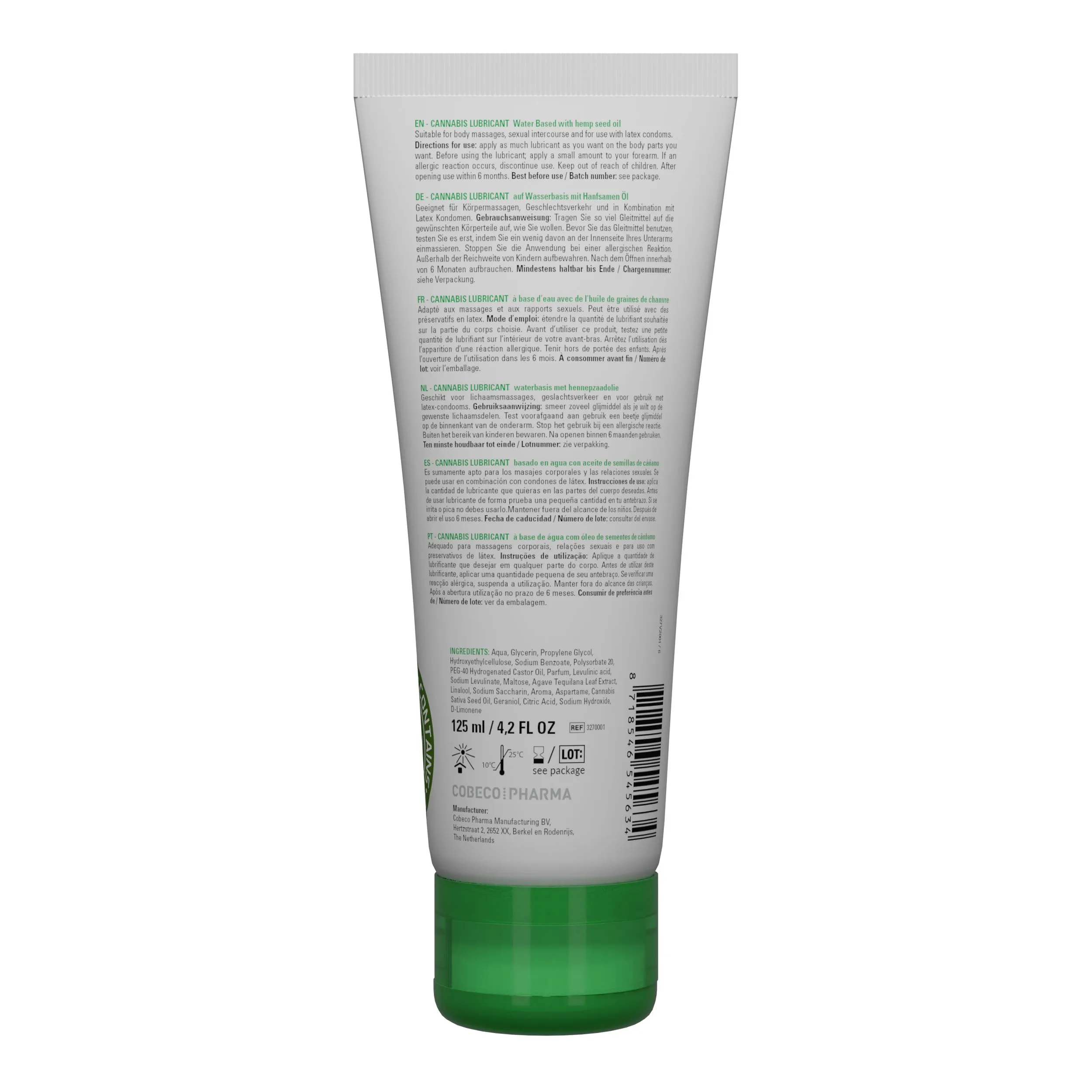 Cobeco Pharma - Cannabis Lubricant Transparant (125 ml) - image 2