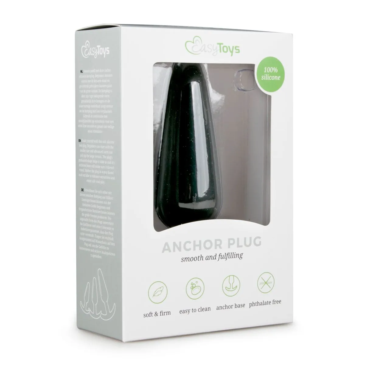 Easytoys Anal Collection - Buttplug Large Zwart (1 stuk)