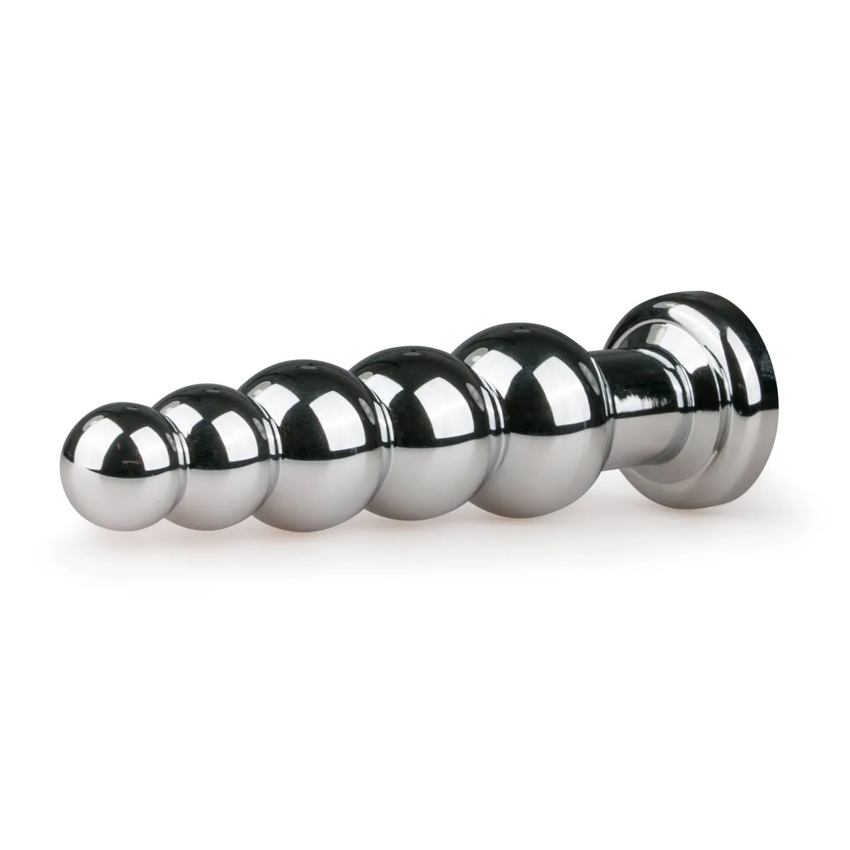 Easytoys Anal Collection - Metal Butt Plug with Clear Stone Large Zilver (1 stuk) - image 2