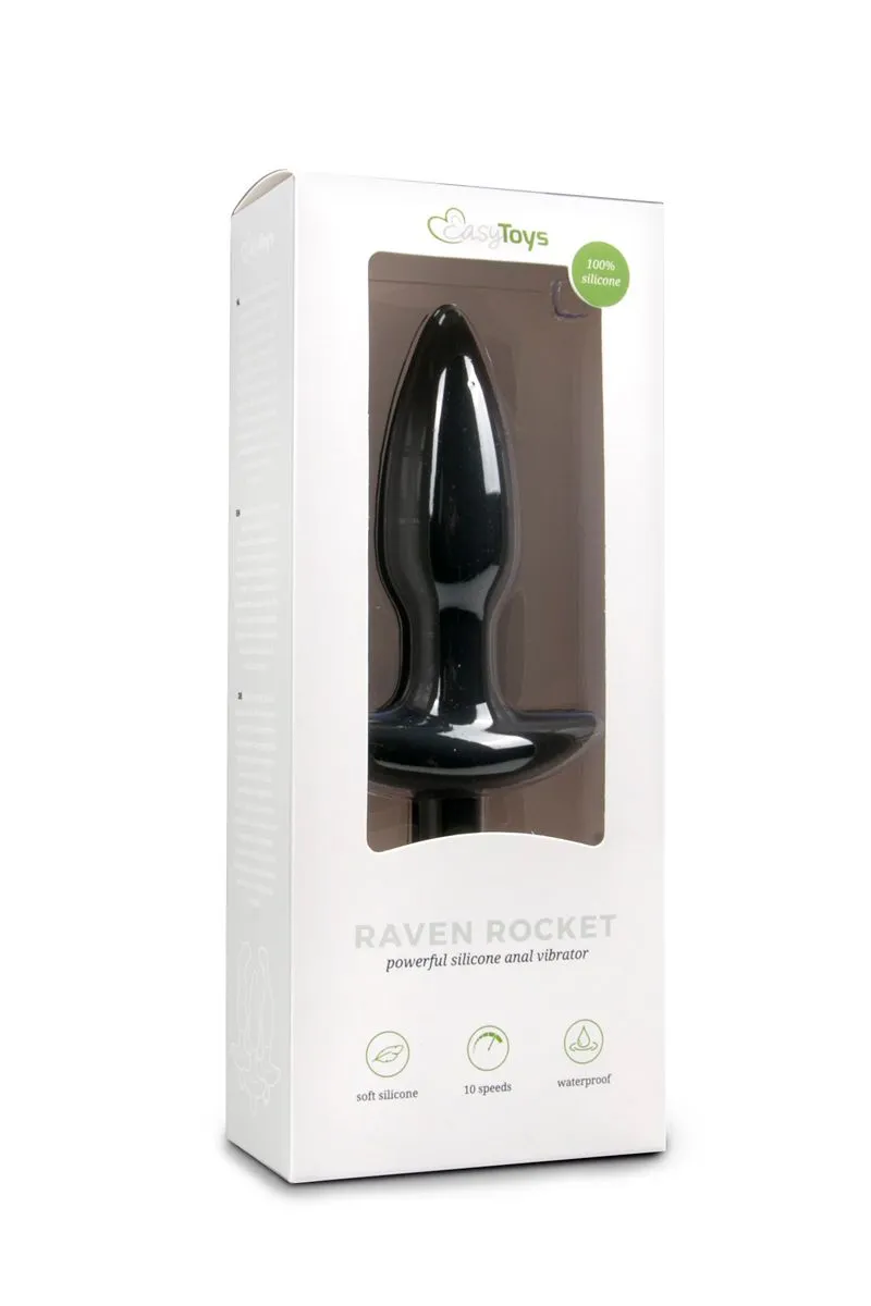 Easytoys Anal Collection - Silicone Perineum Tickler Zwart (1 stuk)