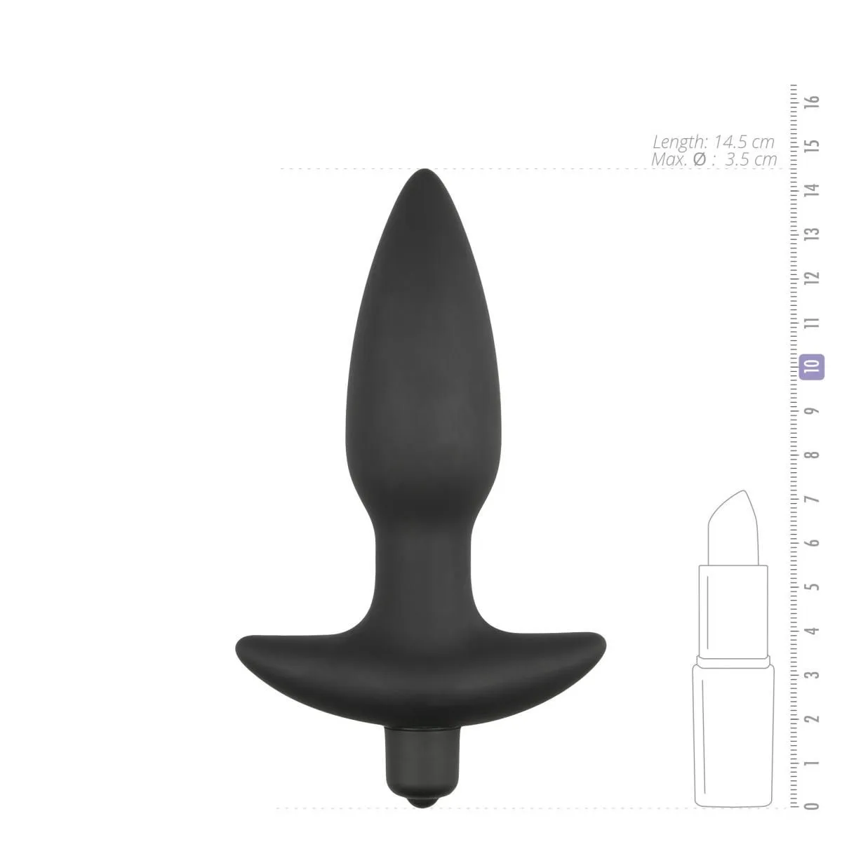 Easytoys Anal Collection - Silicone Perineum Tickler Zwart (1 stuk) - image 4