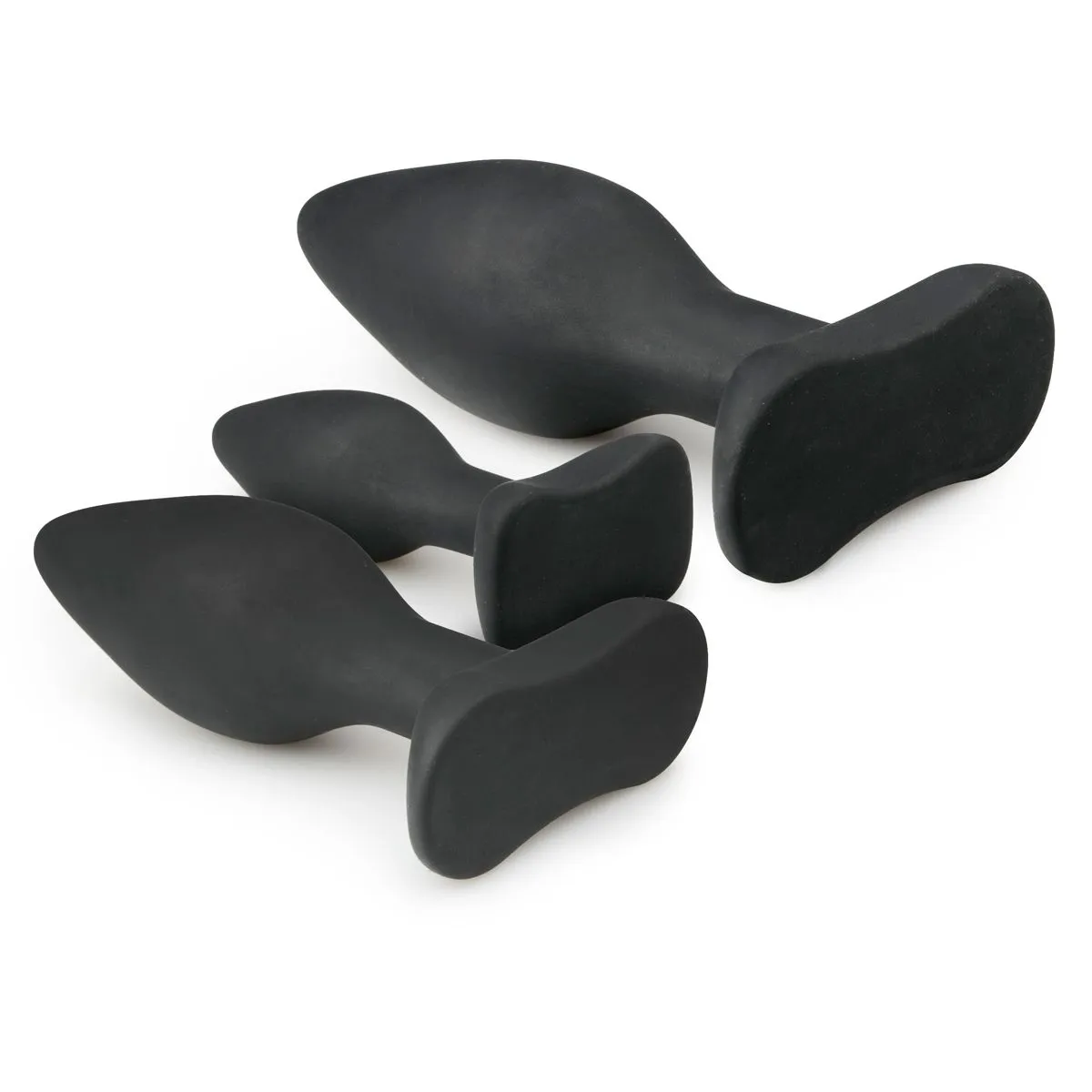 Easytoys Anal Collection - Silicone Buttplug Set Zwart (3 stuks) - image 3