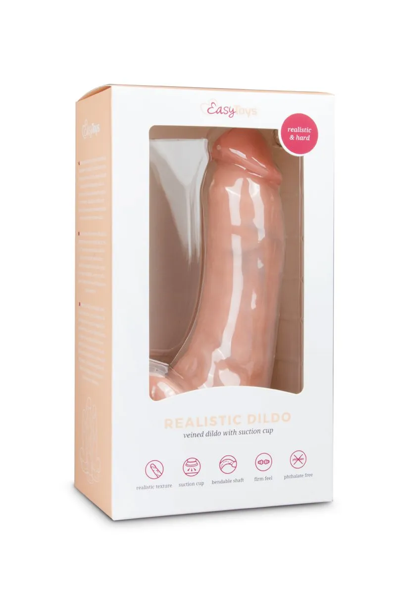 Easytoys Dildo Collection - Realistic Dildo 20 cm Beige (1 stuk)