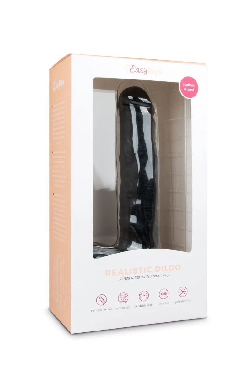 Easytoys Dildo Collection - Realistic Dildo 26.5 cm Zwart (1 stuk)