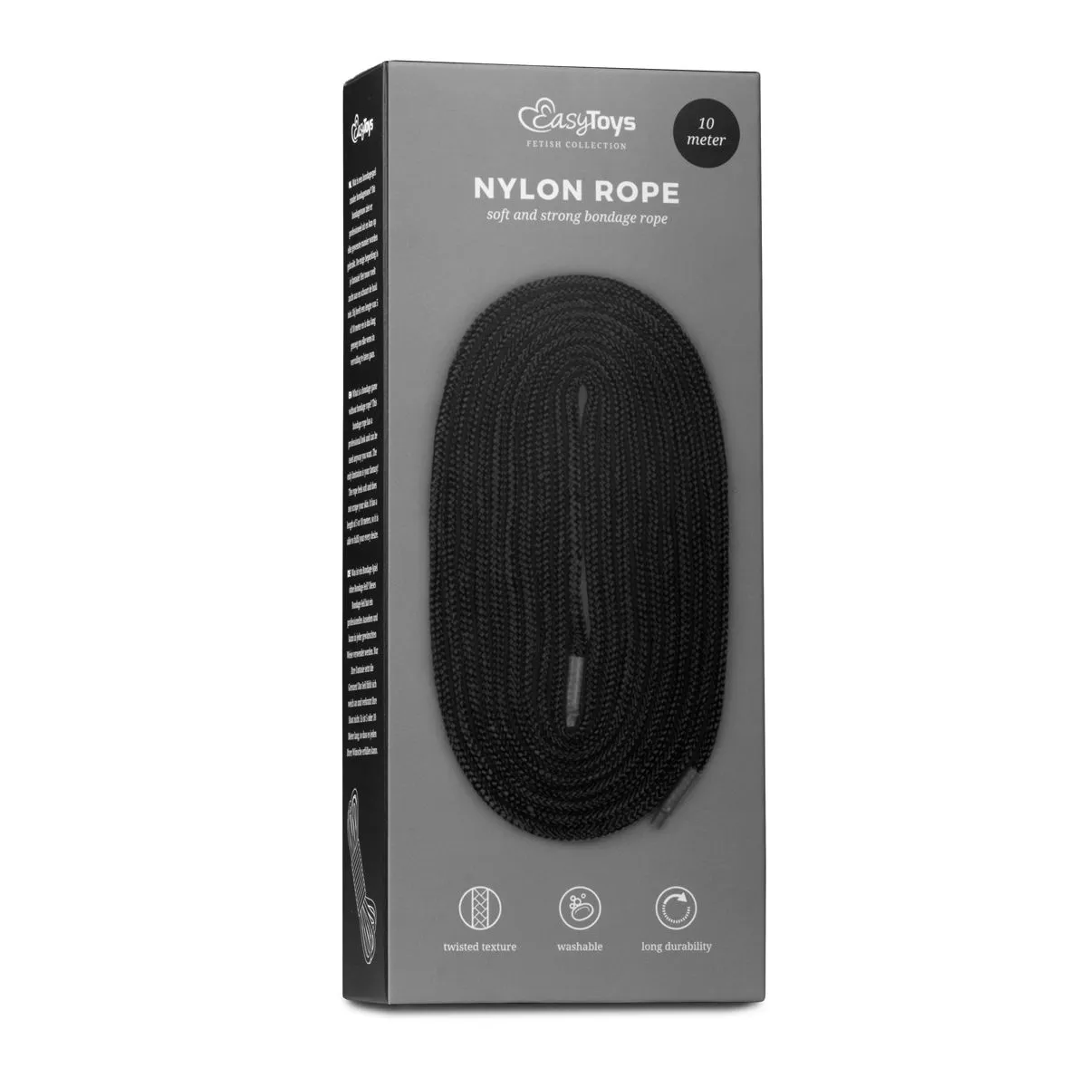 Easytoys Fetish Collection - Bondage Rope Zwart (10 m)