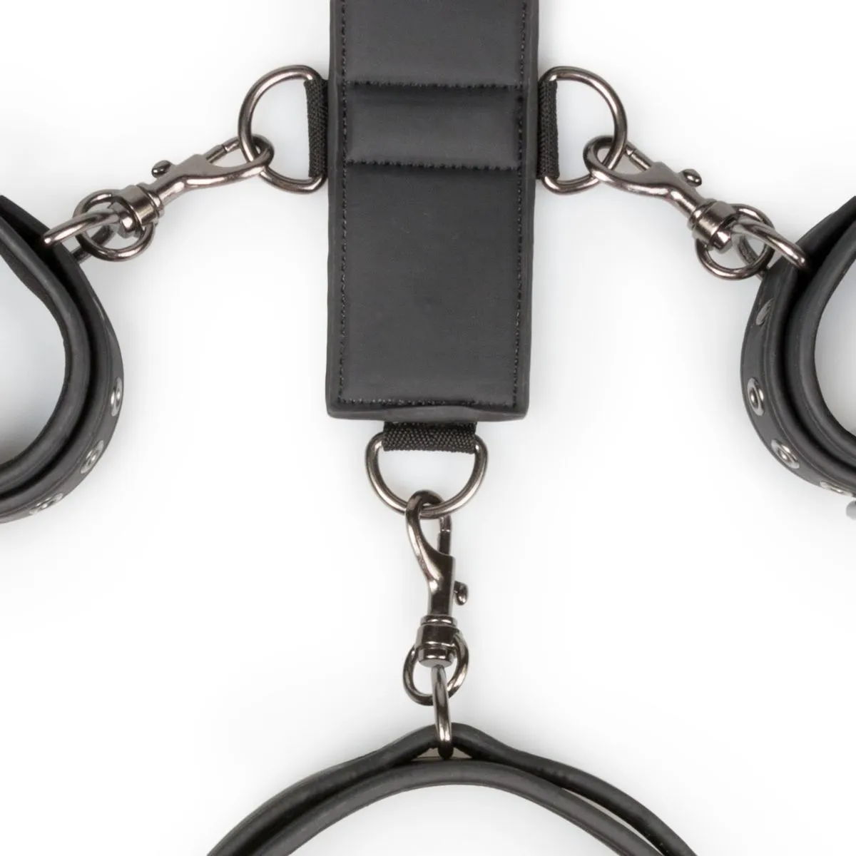 Easytoys Fetish Collection - Neck and Wrist Restraint Zwart (1 stuk) - image 5