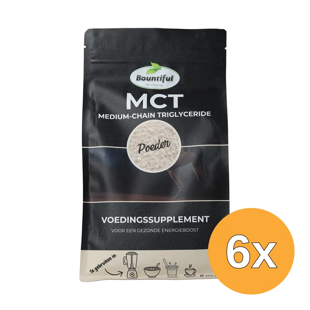 6x Bountiful MCT Poeder (500 gr)