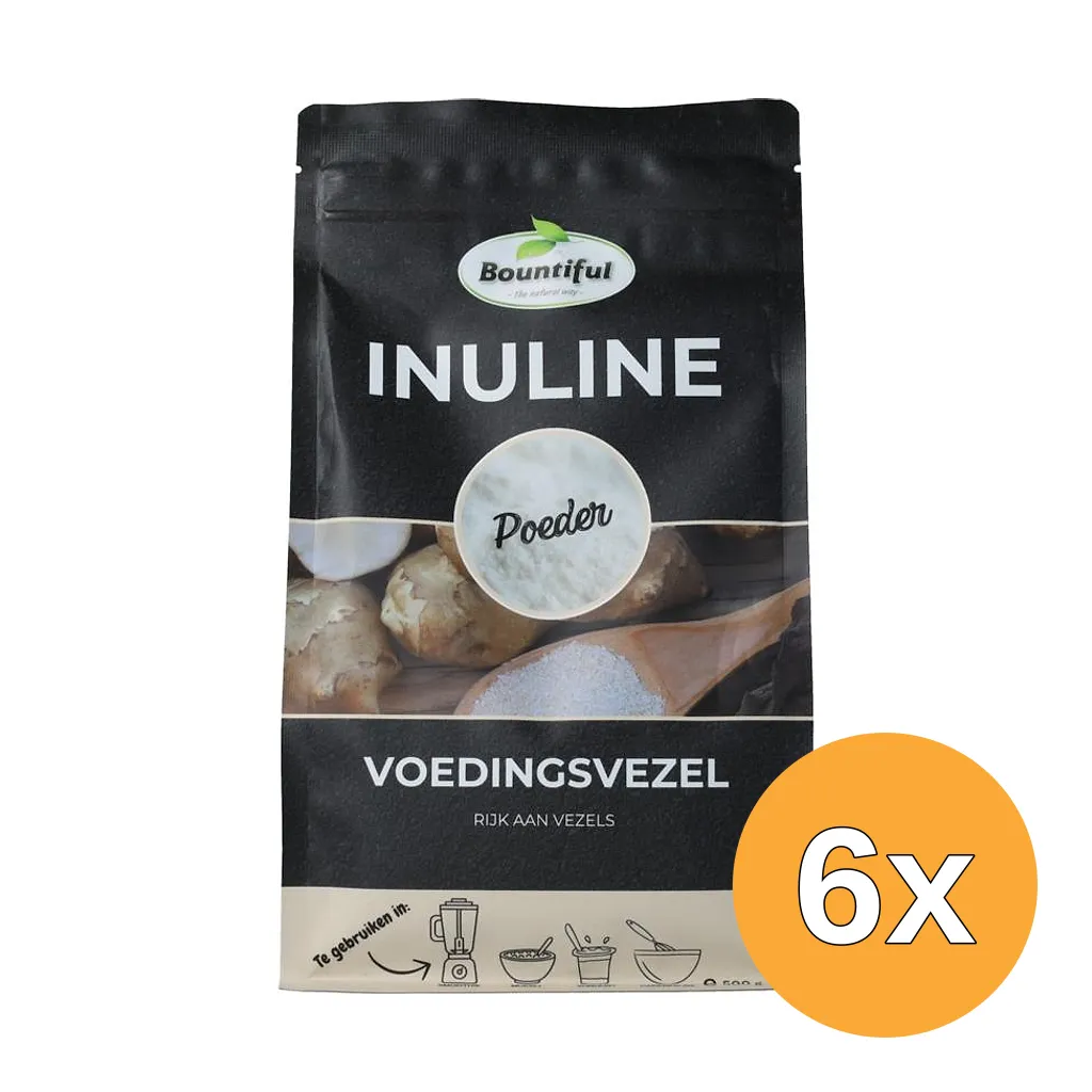 6x Bountiful Inuline Poeder (500 gr)
