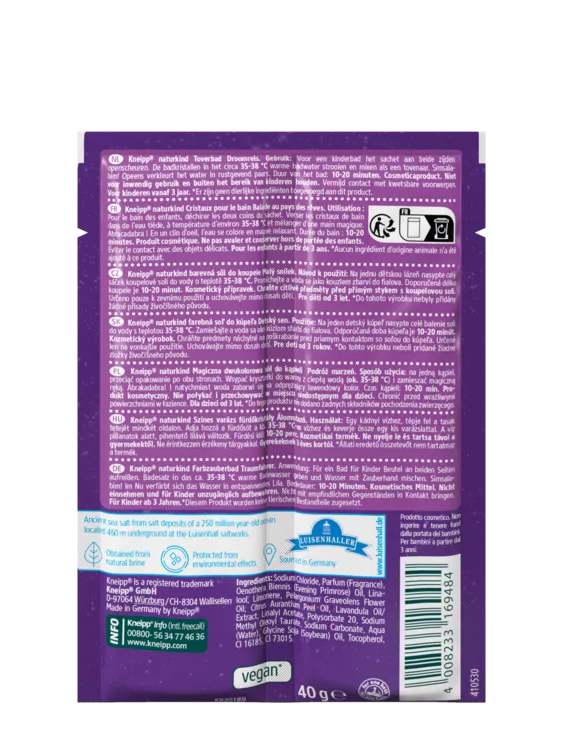 Kneipp Kids Badkristallen Toverbad Droomreis (2 x 20 gr)