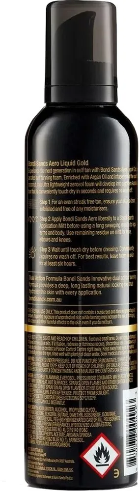 Bondi Sands Aero Aerated Self Tanning Foam Liquid Gold (225 ml)