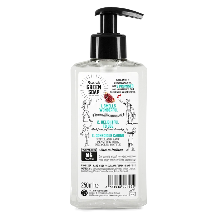 Marcel's Green Soap Handzeep Ceder & Granaatappel (250ml)