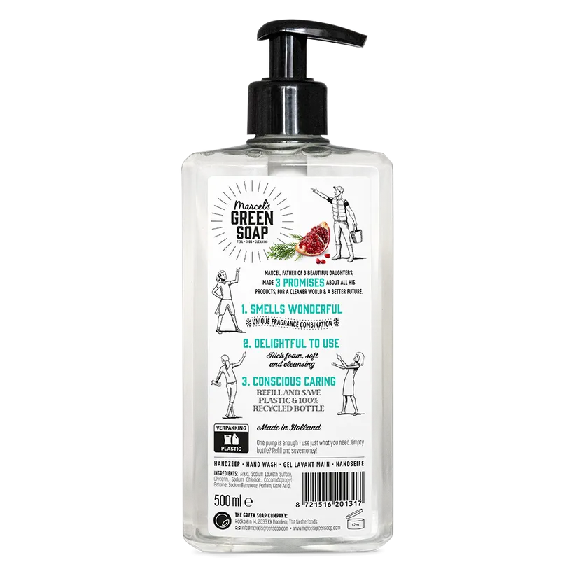 Marcel's Green Soap Handzeep Ceder & Granaatappel (500 ml)
