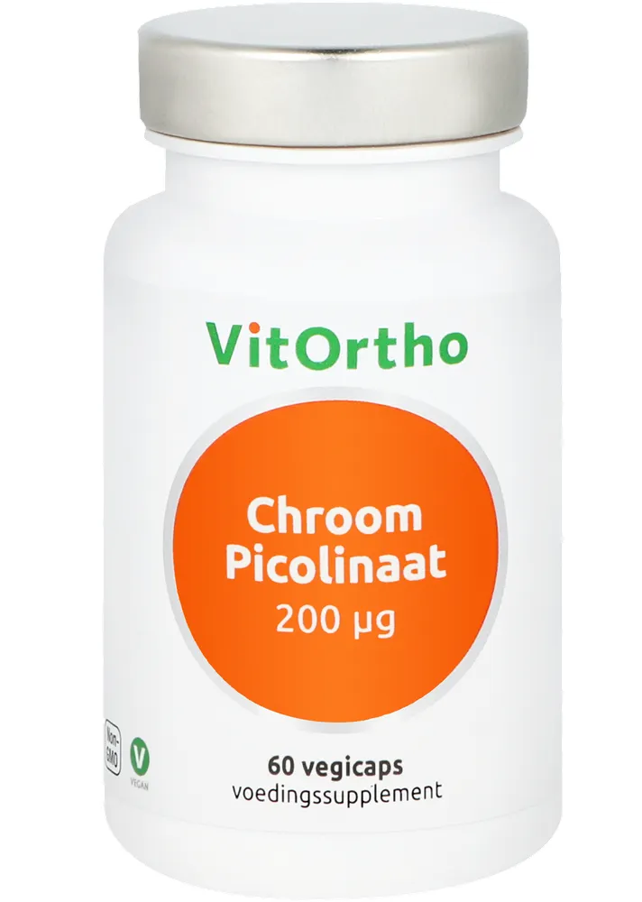 Vitortho Chroom Picolinaat 200 Mcg (60 vega capsules)