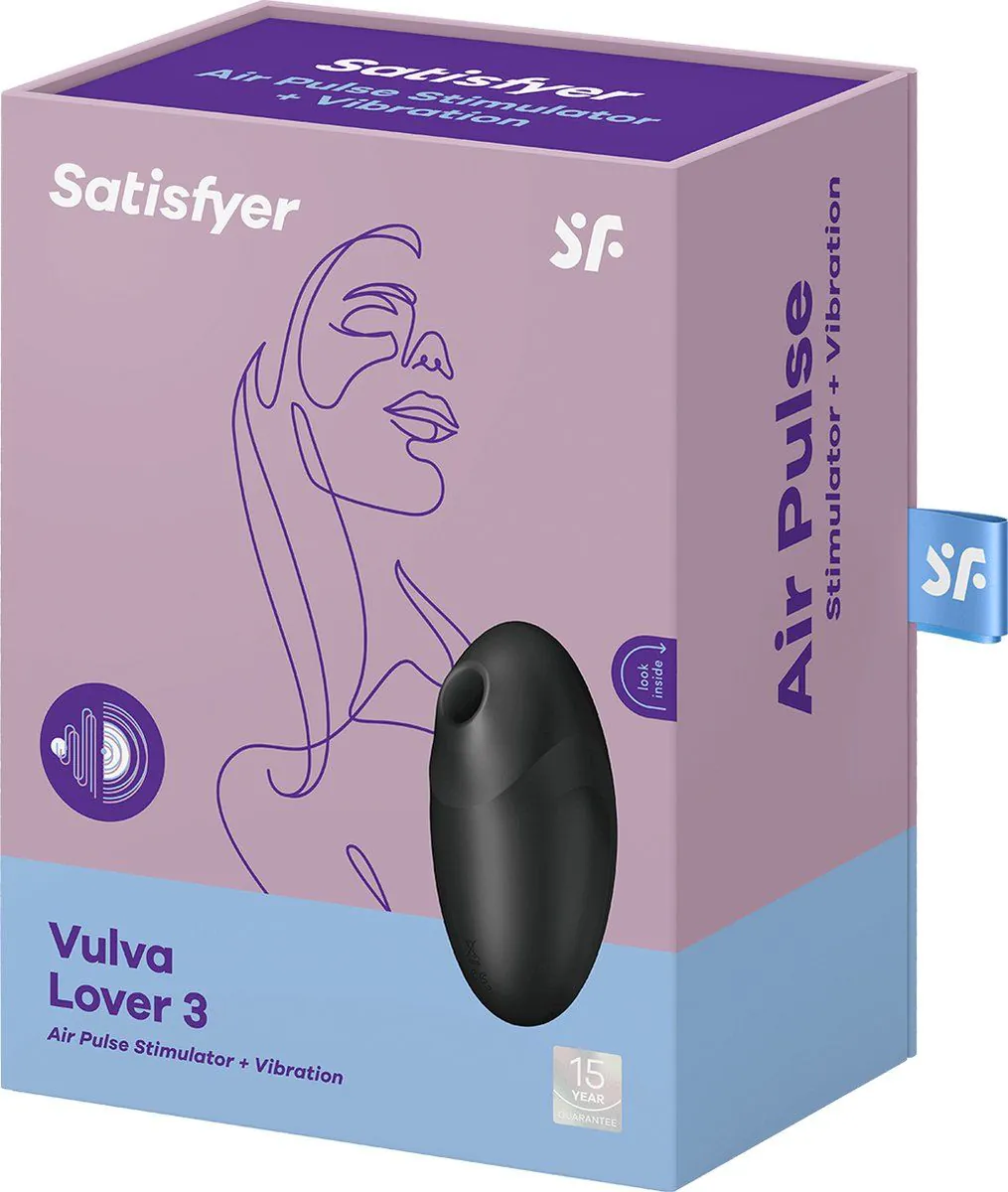 Satisfyer Vulva Lover 3 Zwart (1 stuk) - image 4