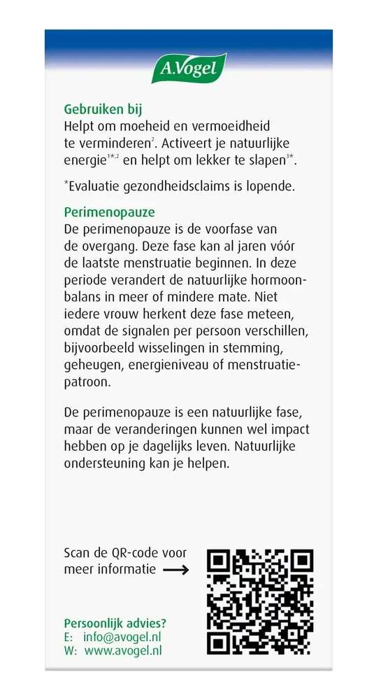 A.Vogel Perimenopauze Fysiek (30 tabletten) - image 2