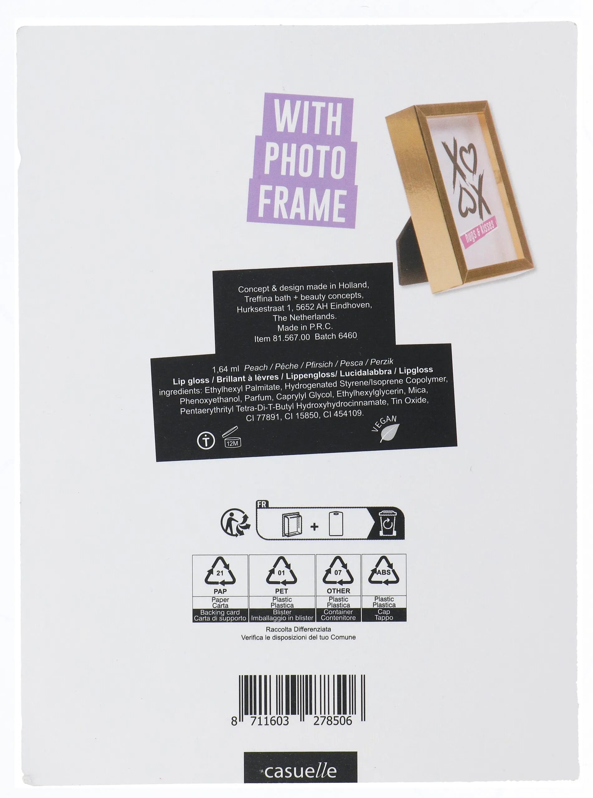 Casuelle Xoxo Gift Set Lipgloss Foto (1 stuk)