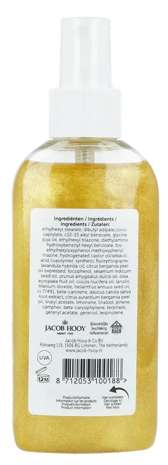 Jacob Hooy Haarlemmerbruin Shimmer Spray SPF30 (150 ml)