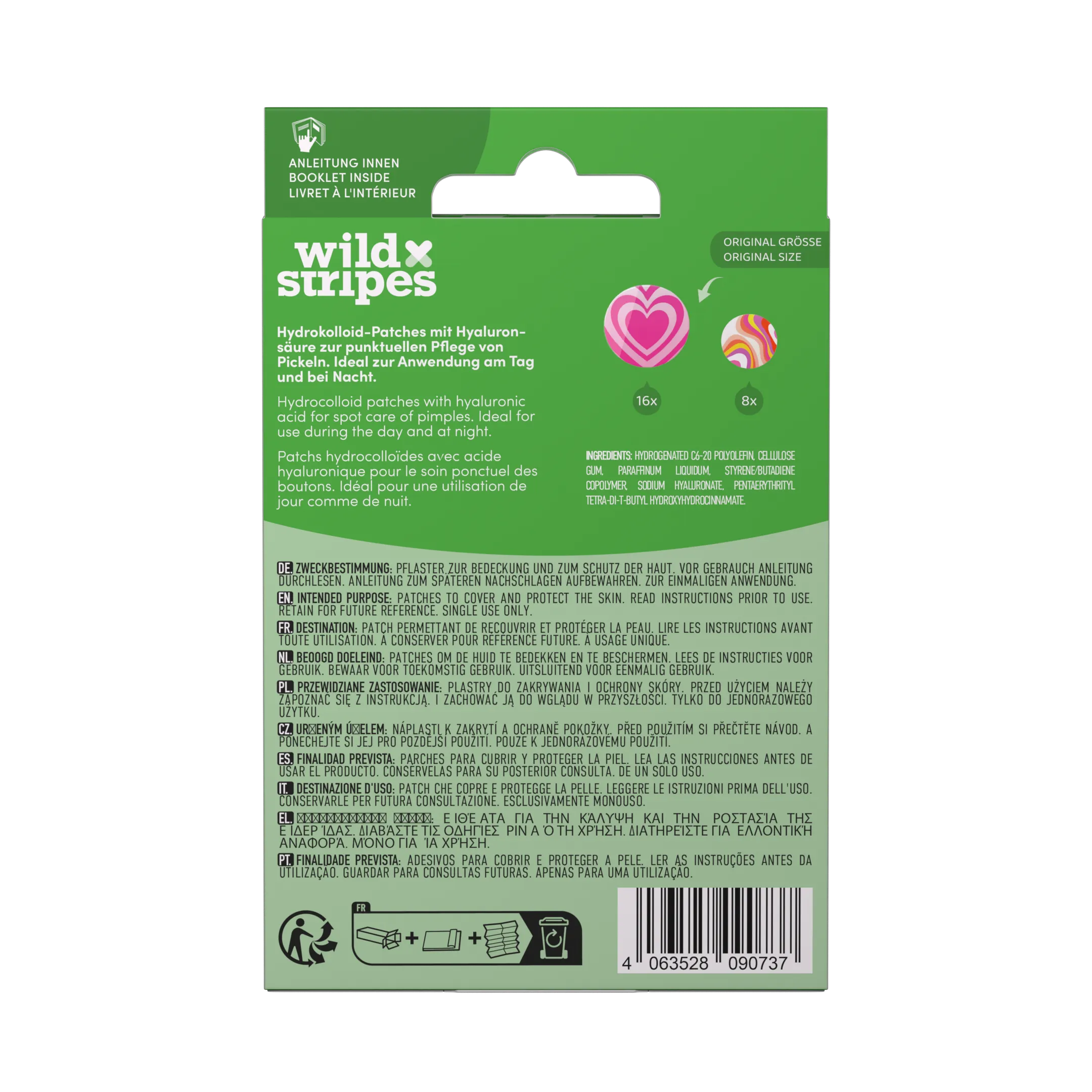 Wild Stripes Anti-pimple Patches Groovy Protect (24 stuks) - image 3