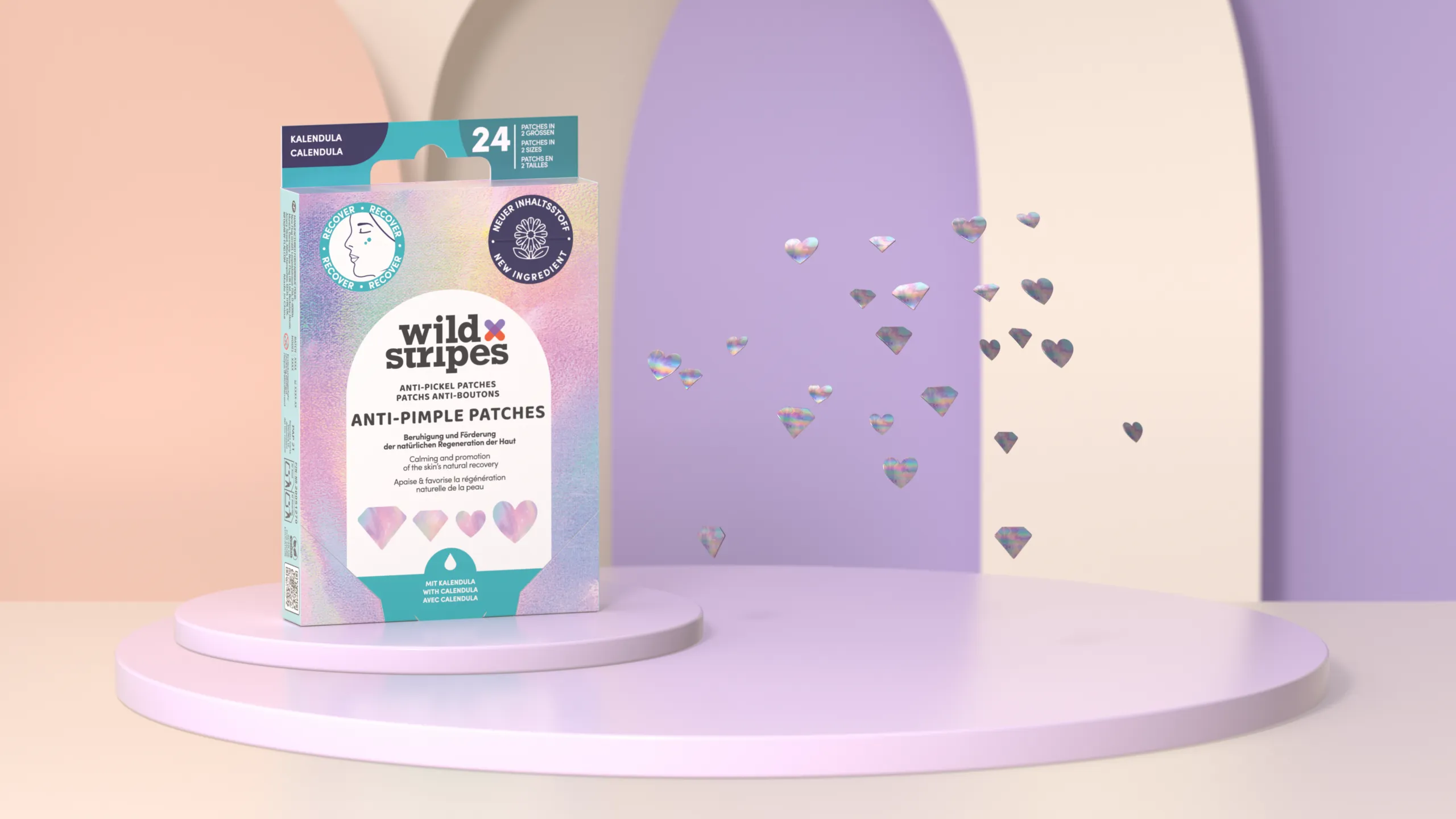 Wild Stripes Anti-pimple Patches Diamond Recovery (24 stuks) - image 2