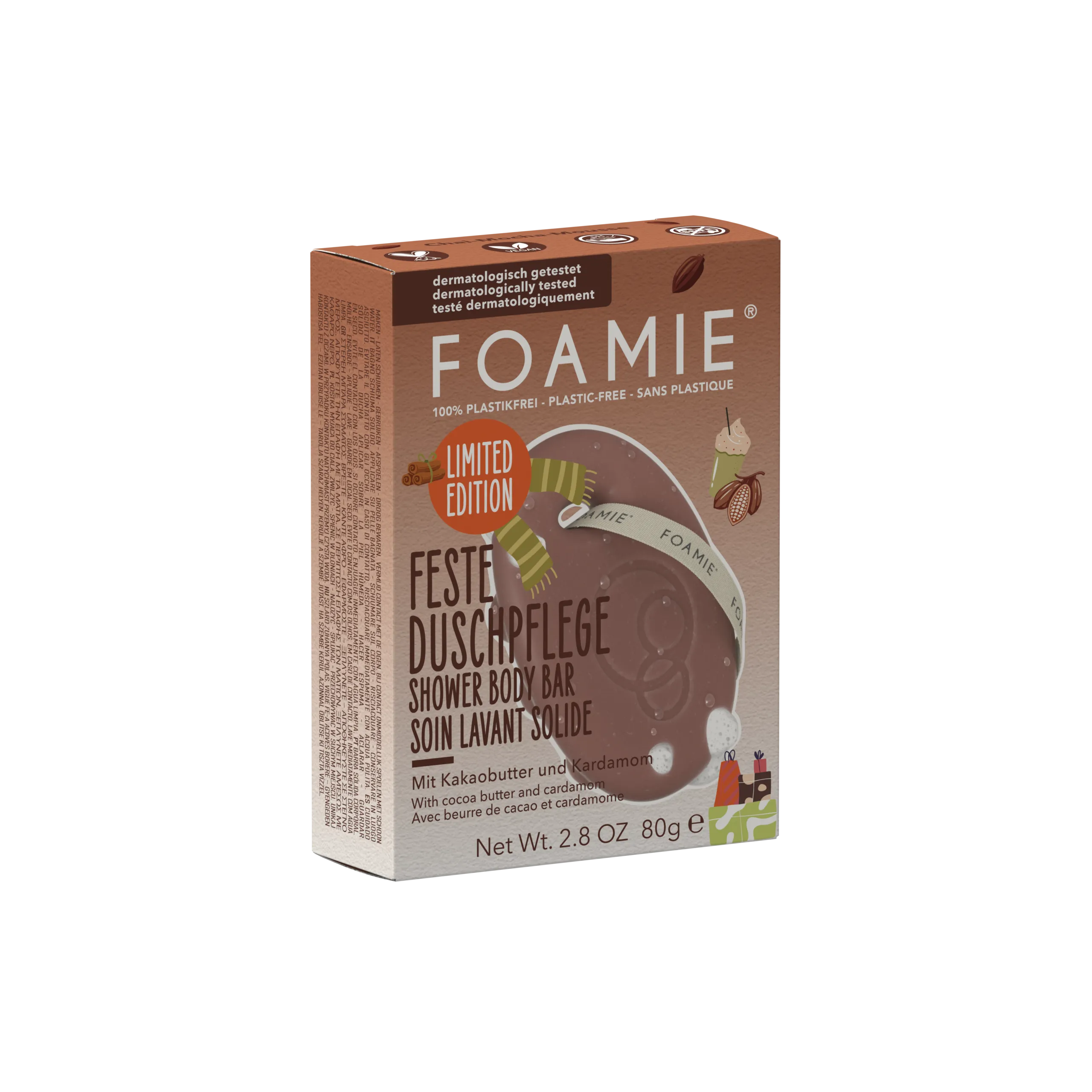Foamie Shower Bar Chai-mocha-mousse Winter (80 gr)