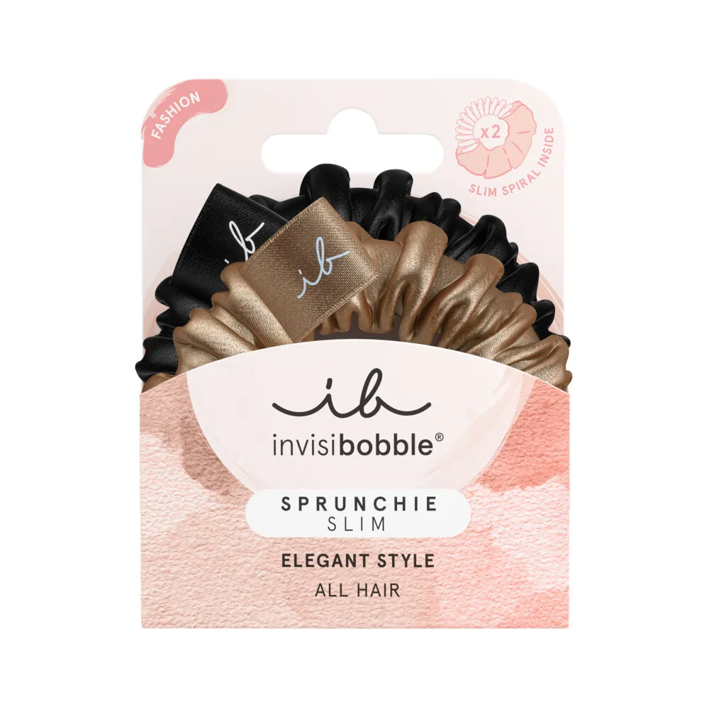 Invisibobble Sprunchie Slim Duo True Golden (2 stuks)